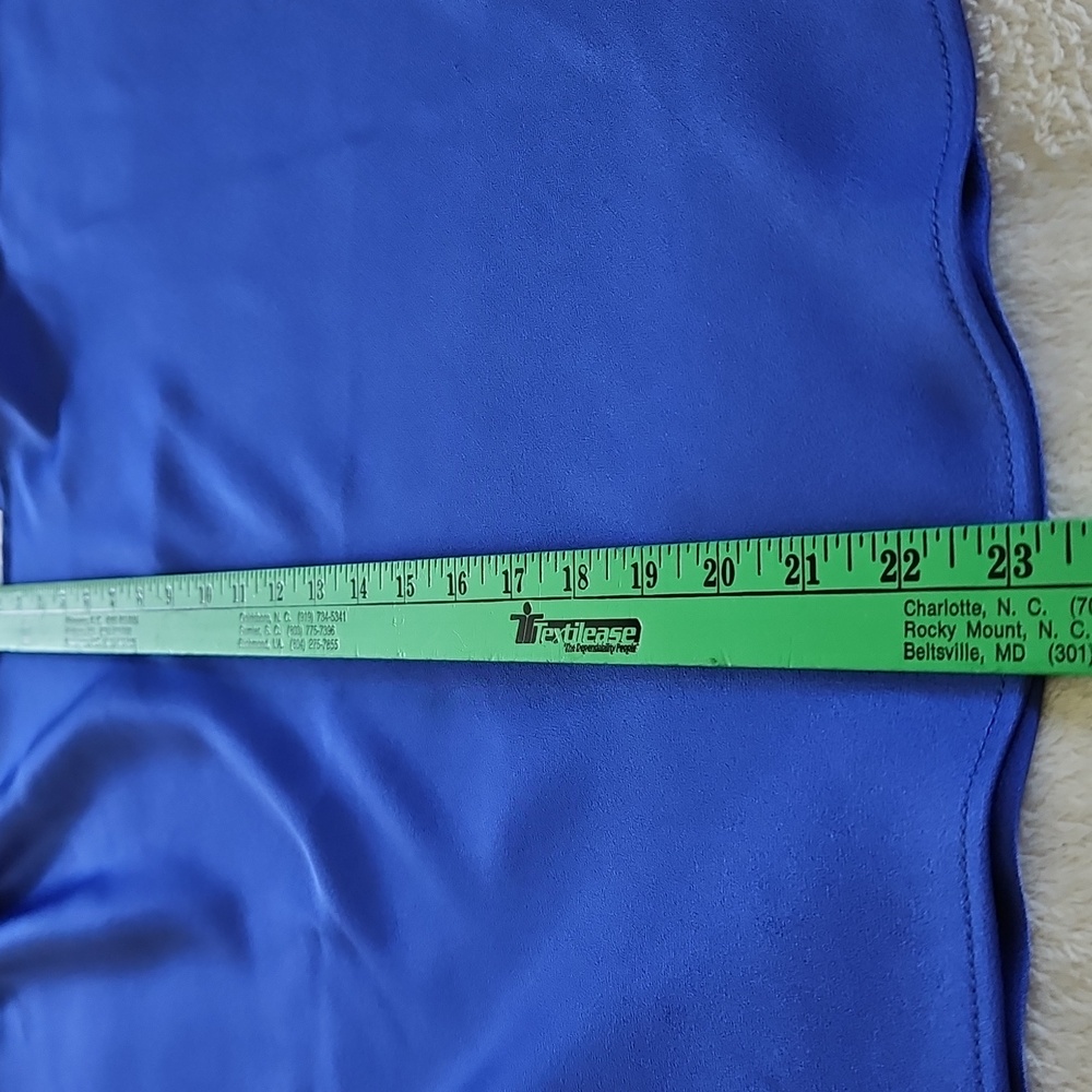 NWT MARELLA Women's Asymmetric Boat Neck Top:Color-Cornflower Blue: Size- 14 - Picture 16 of 16